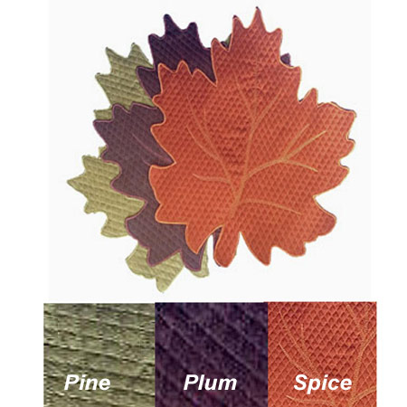 Fabric-Maple Leaf Quilted