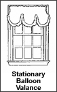 Stationary Balloon Valance