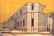 Artist's Rendering of Cliffside Park Exterior, 1960s
