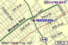 Click for directions to Marburn in Folsom