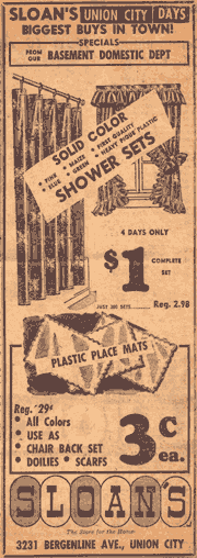 Newspaper Advertisement, October 17, 1956