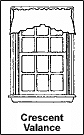 Crescent Valance
