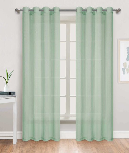 Skyline Sheer Grommet Panel Sheer - - Marburn Curtains