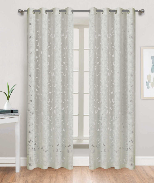 Flower Burst Grommet Panel - - Marburn Curtains