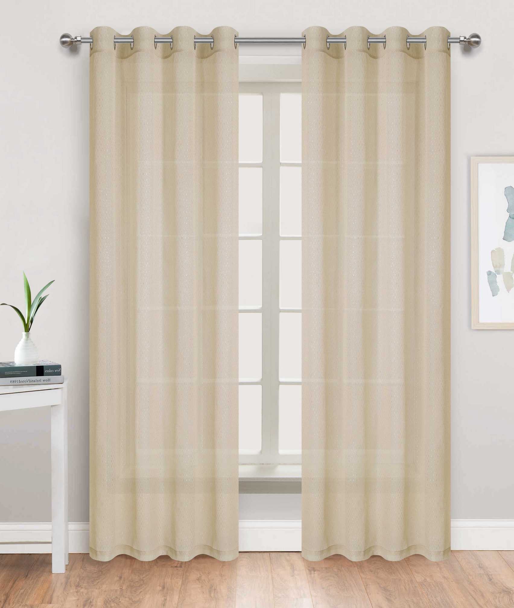 Skyline Sheer Grommet Panel Sheer - - Marburn Curtains