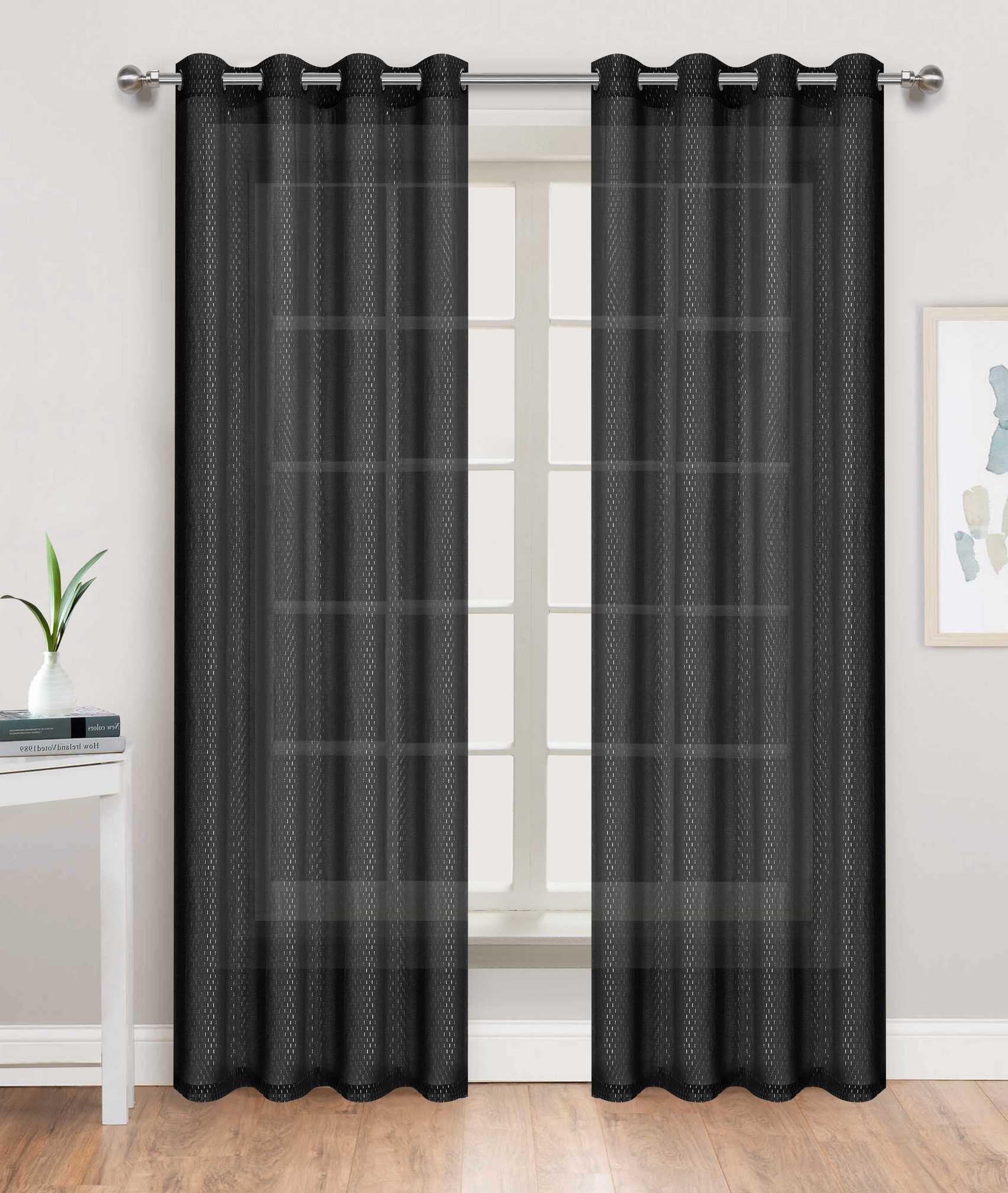Skyline Sheer Grommet Panel Sheer - - Marburn Curtains