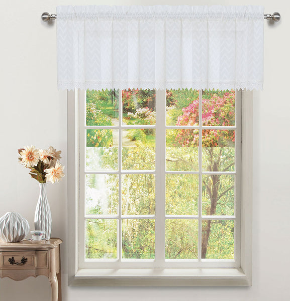 Chiffon Rod Pocket Valance - - Marburn Curtains