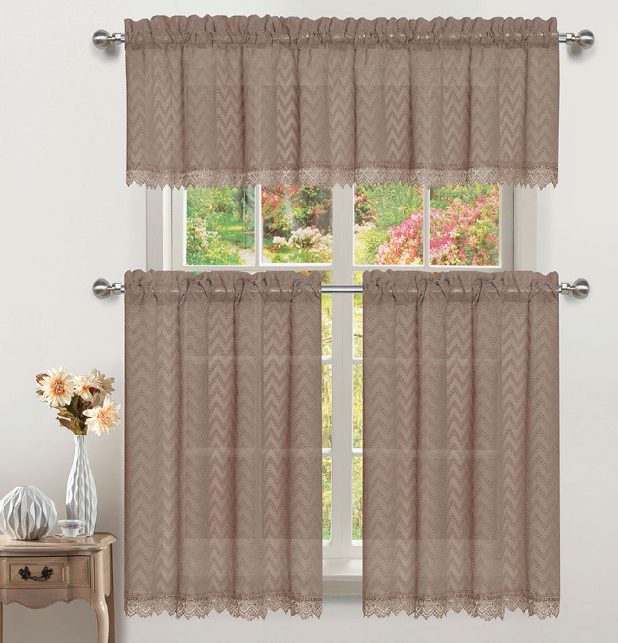 Chiffon Rod Pocket Valance - - Marburn Curtains