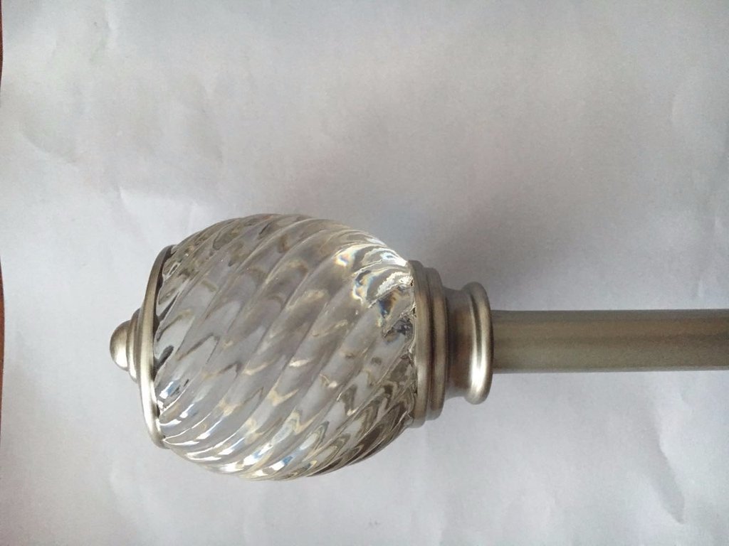 Delhi 1/2" Decorative Curtain Rod Set