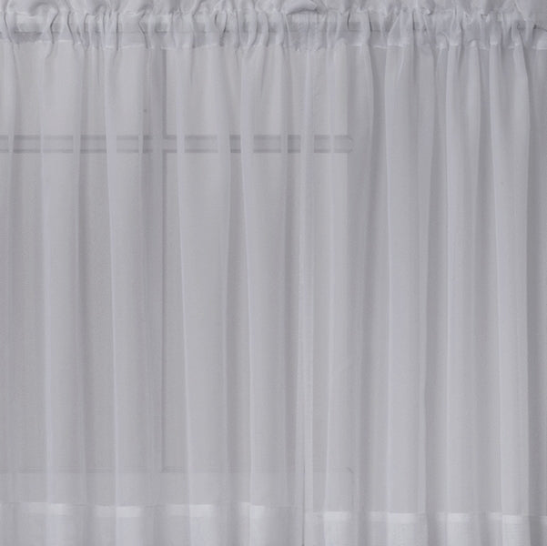Emelia Sheer Rod Pocket Tier - 060x024 Grey C31337- Marburn Curtains