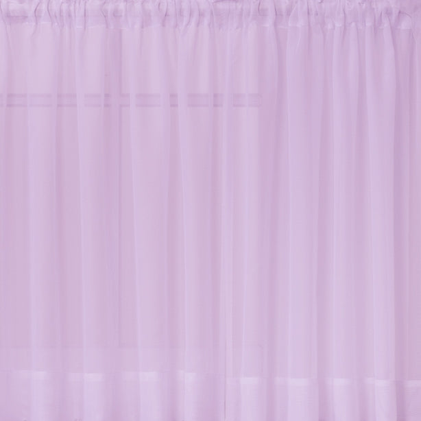 Emelia Sheer Rod Pocket Tier - 060x024 Lt. Lilac C31338- Marburn Curtains