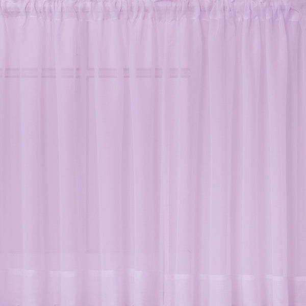 Emelia Sheer Rod Pocket Tier - 060x024 Lt. Lilac C31338- Marburn Curtains