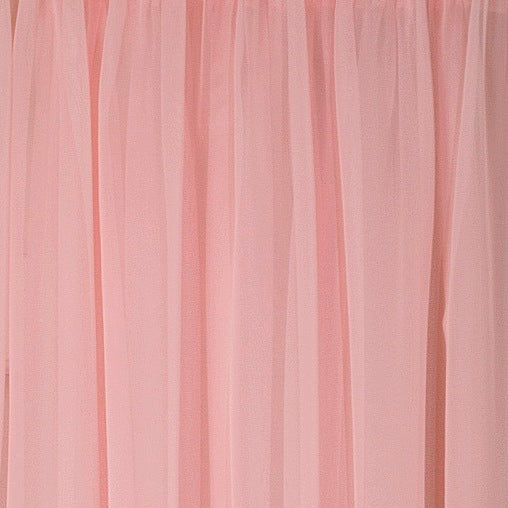 Emelia Sheer Rod Pocket Tier - 060x024 Rose C31341- Marburn Curtains