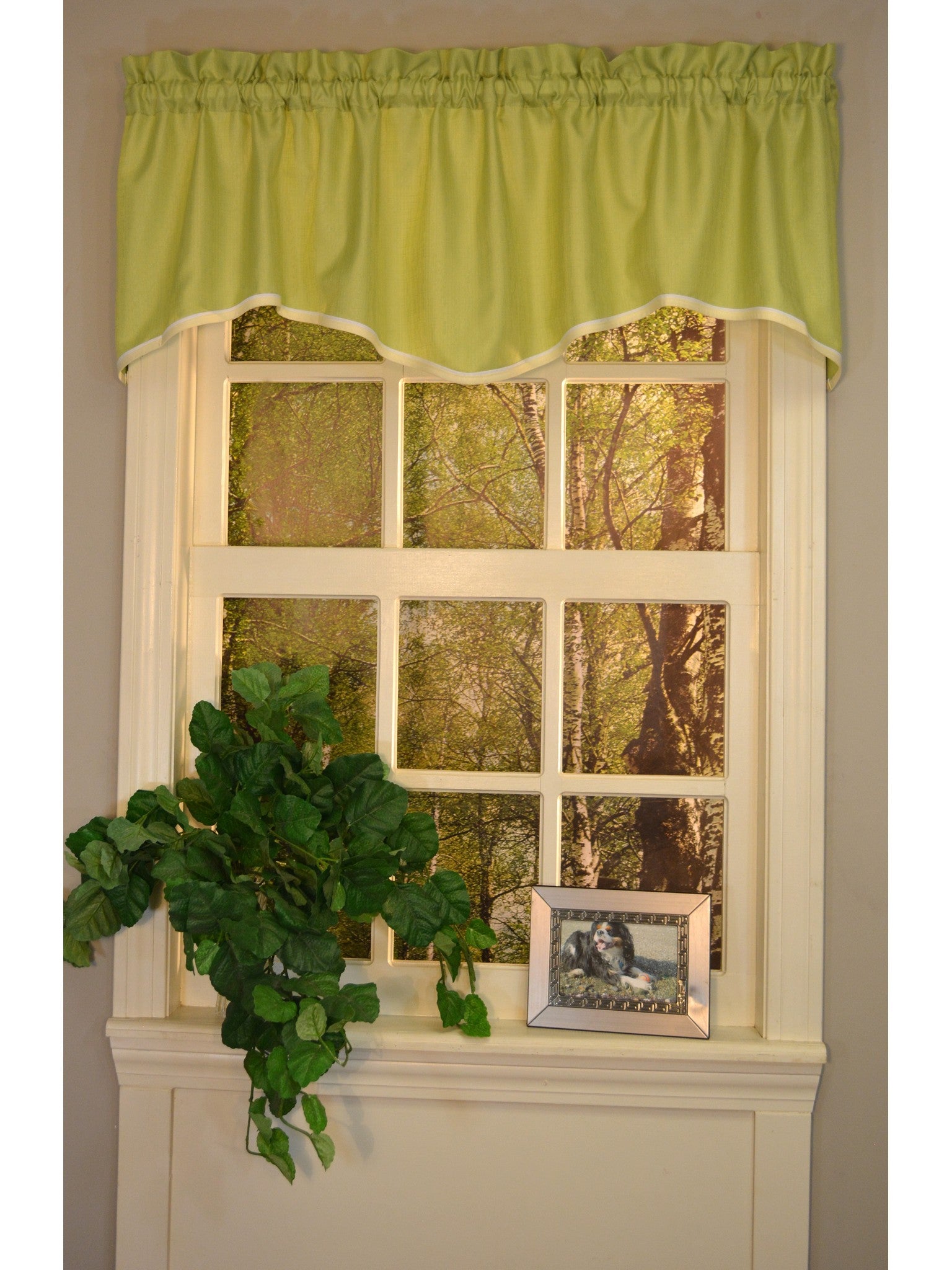 Franklin Rod Pocket M Valance - Valance  056x015 Gecko C37094- Marburn Curtains