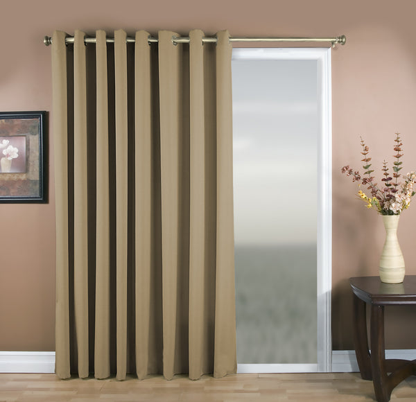 Glasgow Grommet Patio Door Panel - 112x084 Harvest C27919- Marburn Curtains