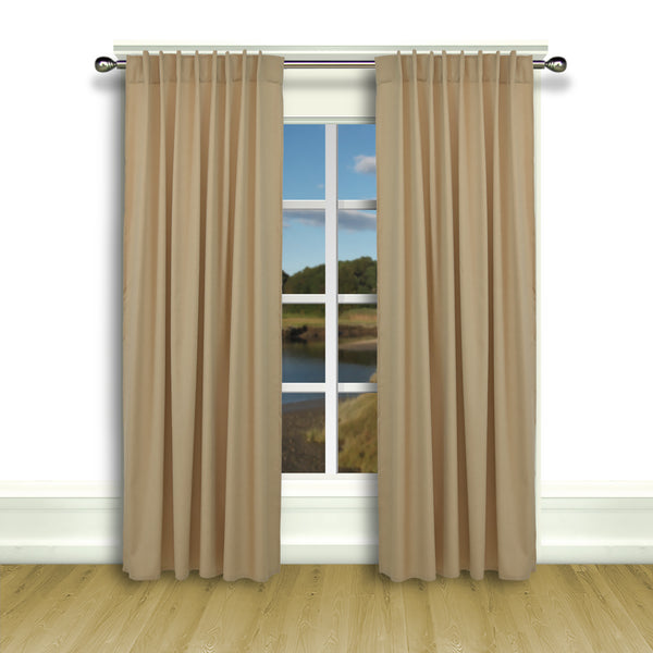 Glasgow Rod Pocket Panel - 056x063 Harvest C33156- Marburn Curtains