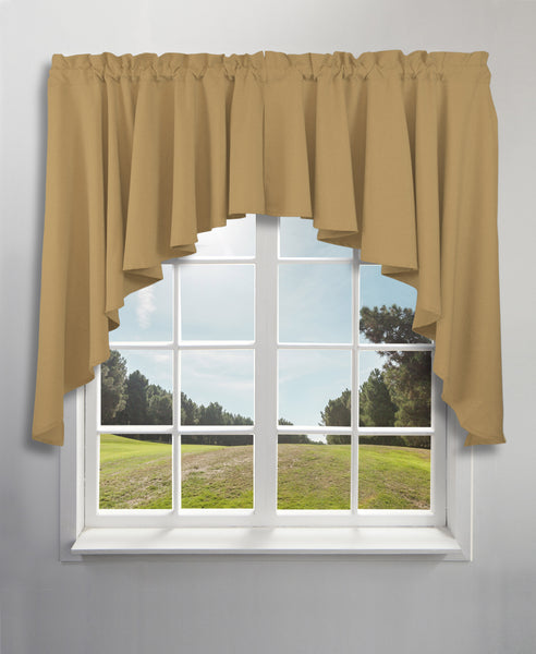 Glasgow Rod Pocket Tier / Valance / Swag - Swag 062x038 Harvest C31725- Marburn Curtains