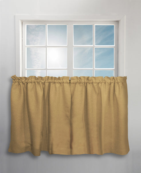 Glasgow Rod Pocket Tier / Valance / Swag - Tier 057x024 Harvest C31713- Marburn Curtains