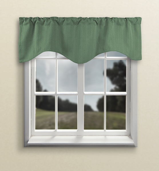 Grand Pointe M Valance - 054x017   Green  C44615- Marburn Curtains