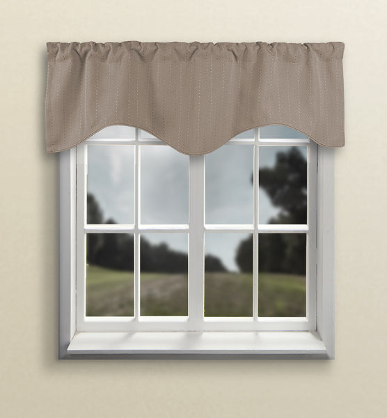 Grand Pointe M Valance - 054x017   Smoke  C44616- Marburn Curtains