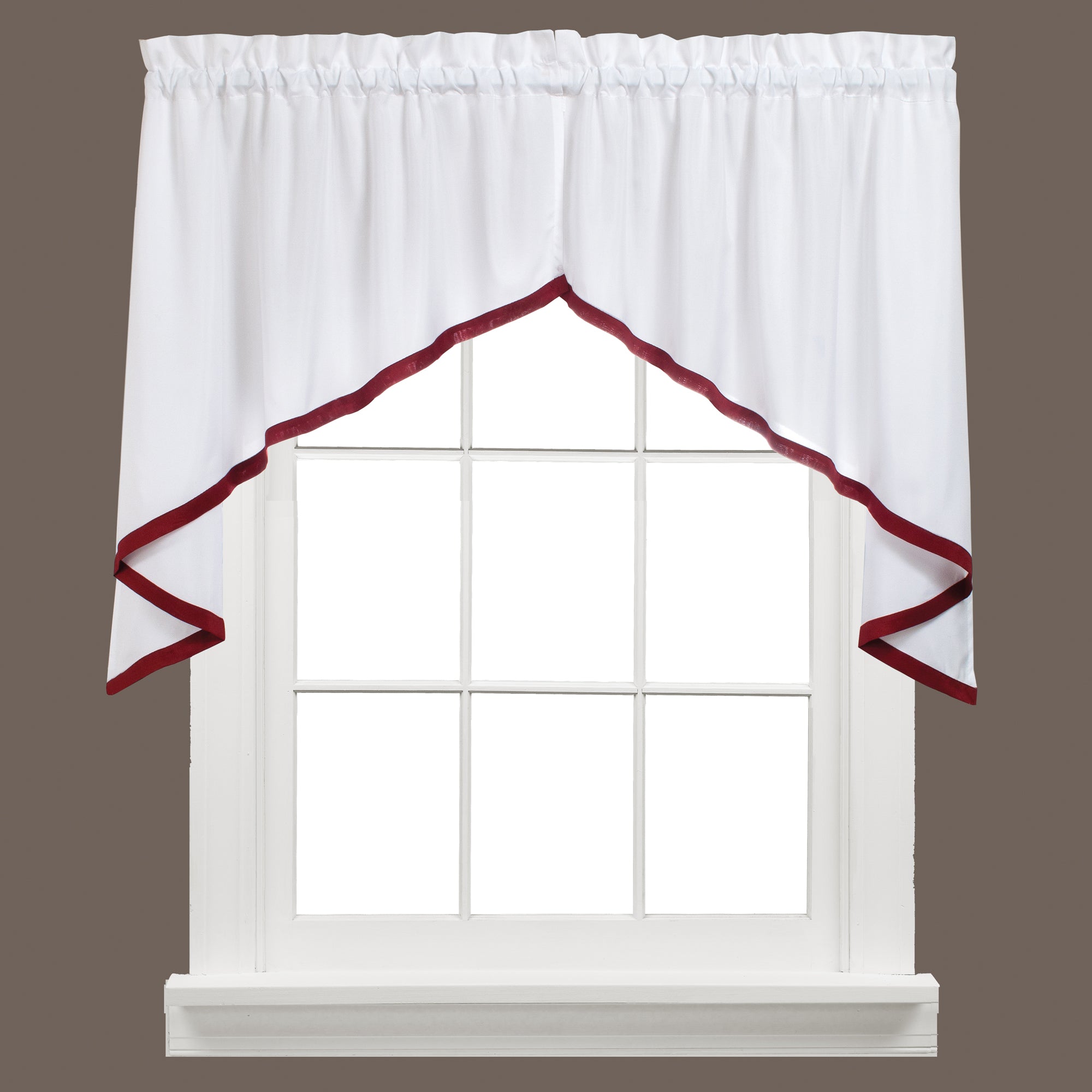 Kate Rod Pocket Swag Berry - - Marburn Curtains