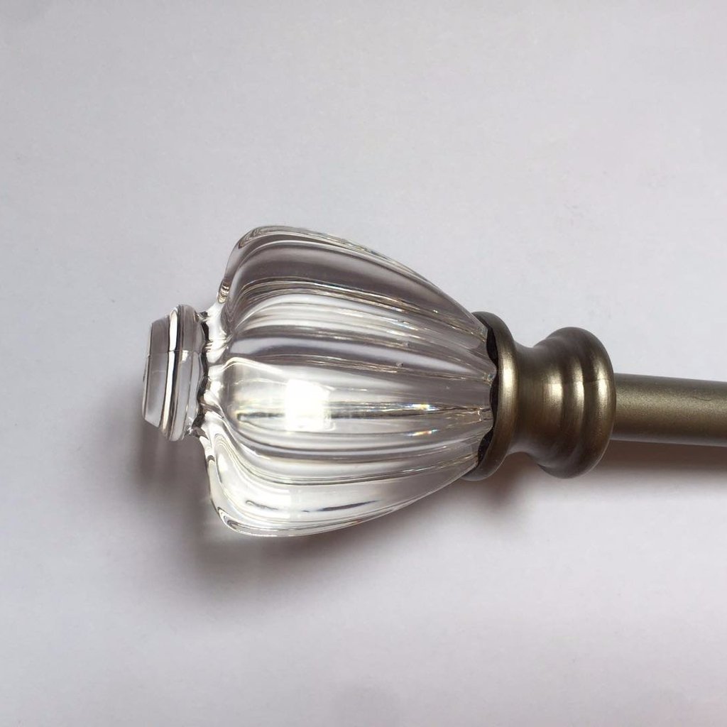 Majesty 1/2" Decorative Curtain Rod Set