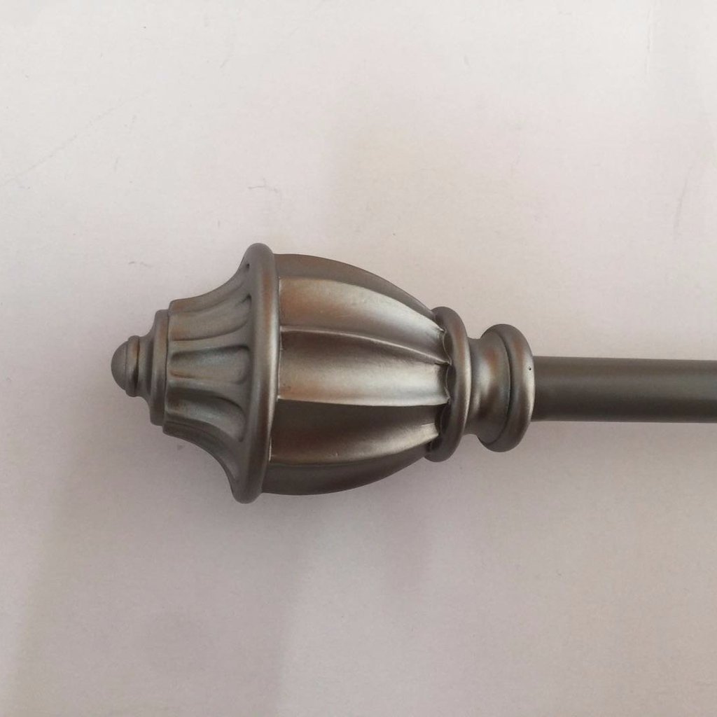 Roma 1/2" Decorative Curtain Rod Set