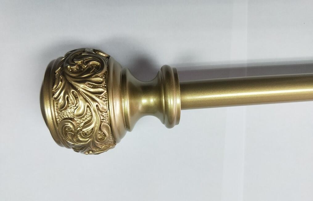 Scroll Double Decorative Curtain Rod Set - - Marburn Curtains