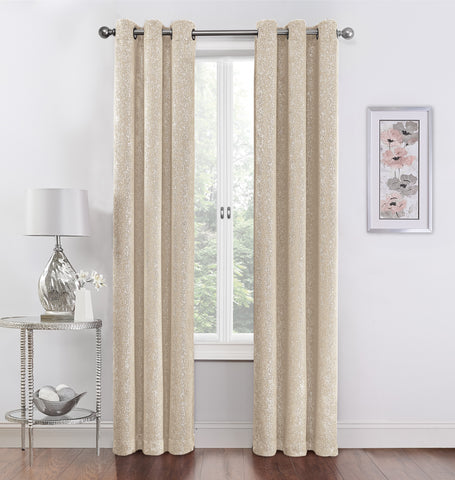 Sadie Grommet Blackout Panel - 054x084  Beige C39763- Marburn Curtains