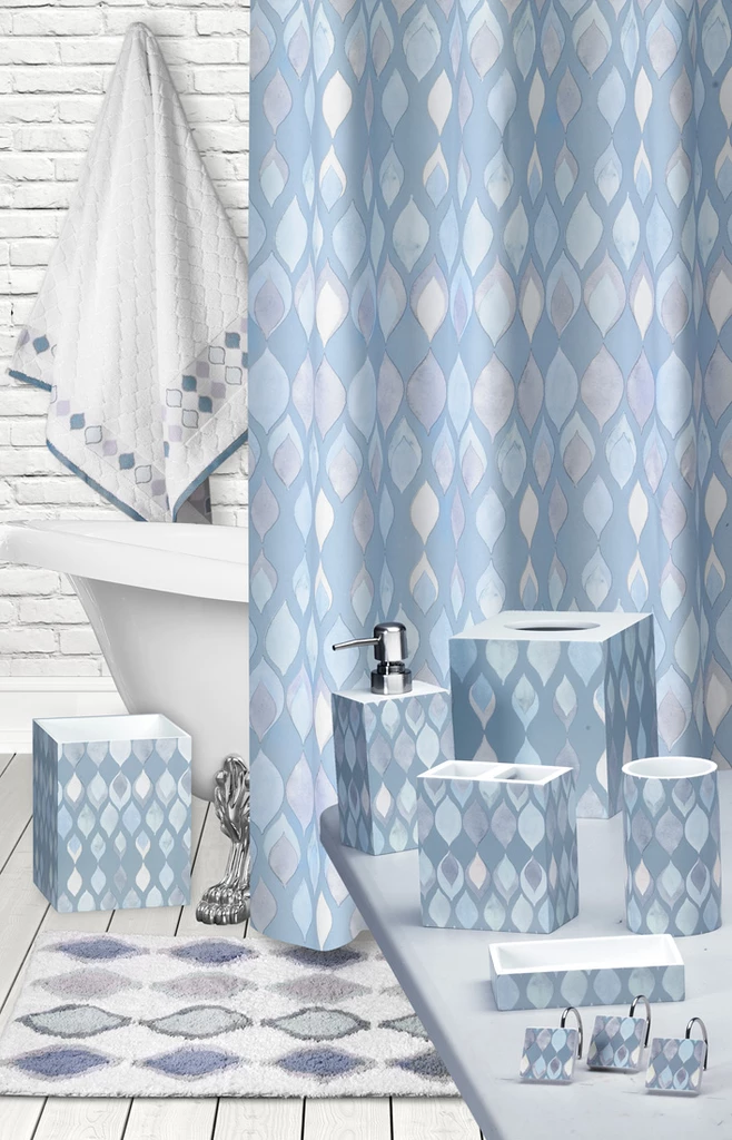 Sea Glass Fabric Bath Collection