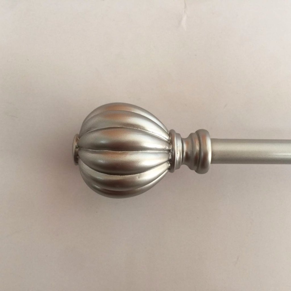 Serpentine 1/2" Decorative Curtain Rod Set