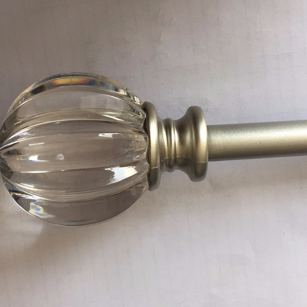St. Andrews 1/2" Decorative Curtain Rod Set