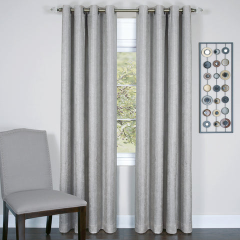 Taylor Grommet Lined Room Darkening Panel - Panel   050x063 Silver C35848- Marburn Curtains