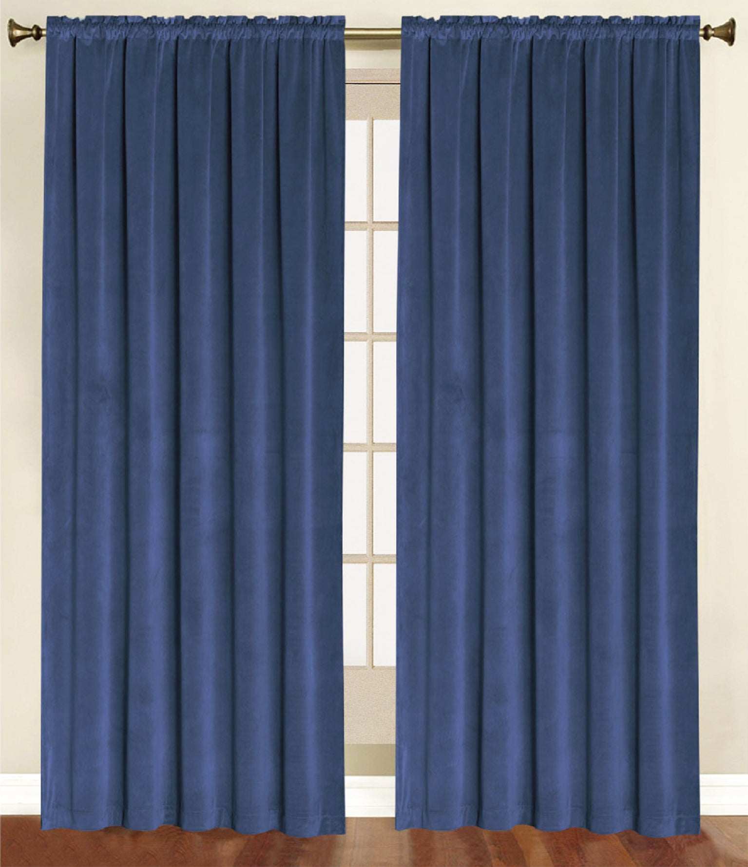 Vera Cruz Velvet Rod Pocket Valance - - Marburn Curtains