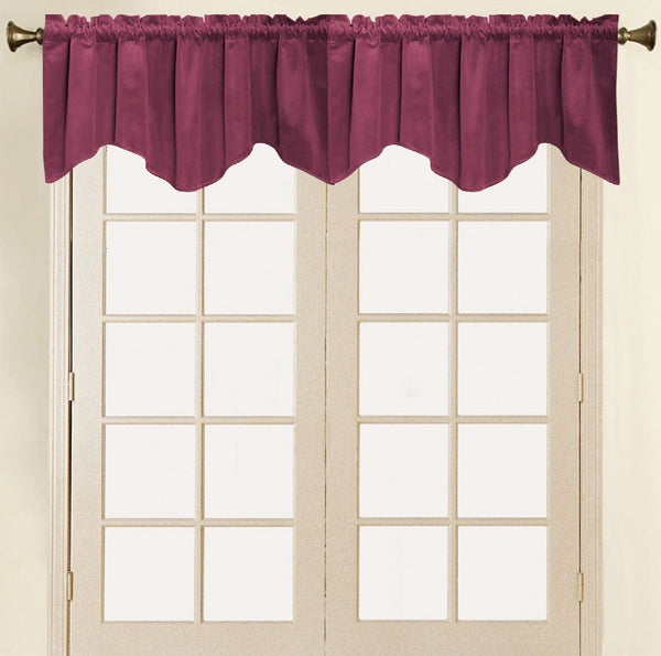 Vera Cruz Velvet Rod Pocket Valance - - Marburn Curtains
