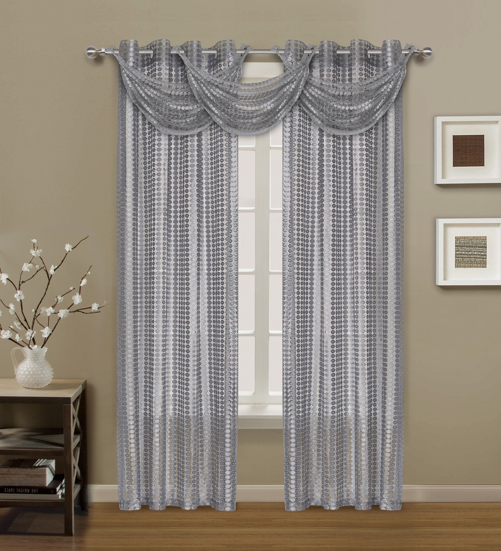 Links Waterfall Valance - - Marburn Curtains