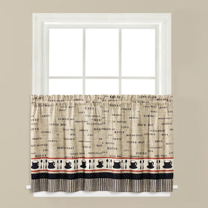 Café Rod Pocket Tier - - Marburn Curtains