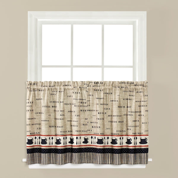 Café Rod Pocket Tier - - Marburn Curtains