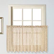 Savannah Rod Pocket Tier - 051x024 Taupe C25927- Marburn Curtains