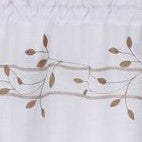 Trellis Rod Pocket Valance Toast - - Marburn Curtains