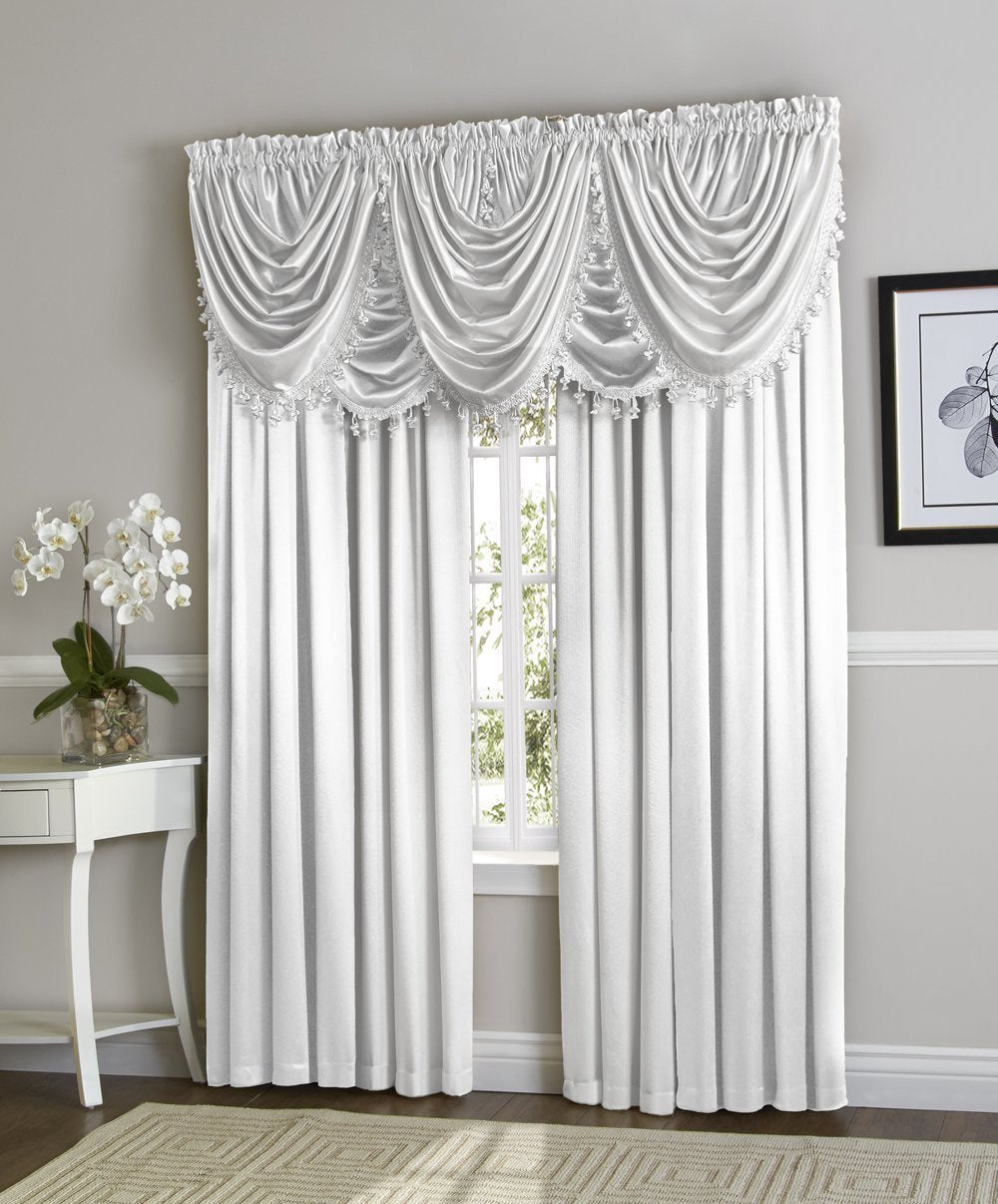 Hilton Rod Pocket Waterfall Valance - - Marburn Curtains